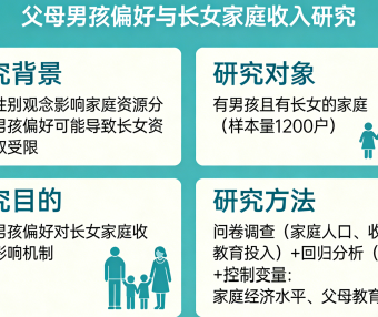 你是姐姐：父母男孩偏好与长女家庭收入